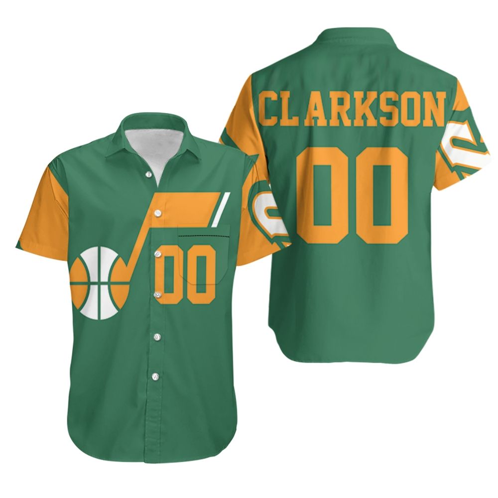 HOT Jazz Jordan Clarkson 2020-21 Hawaiian Shirt2