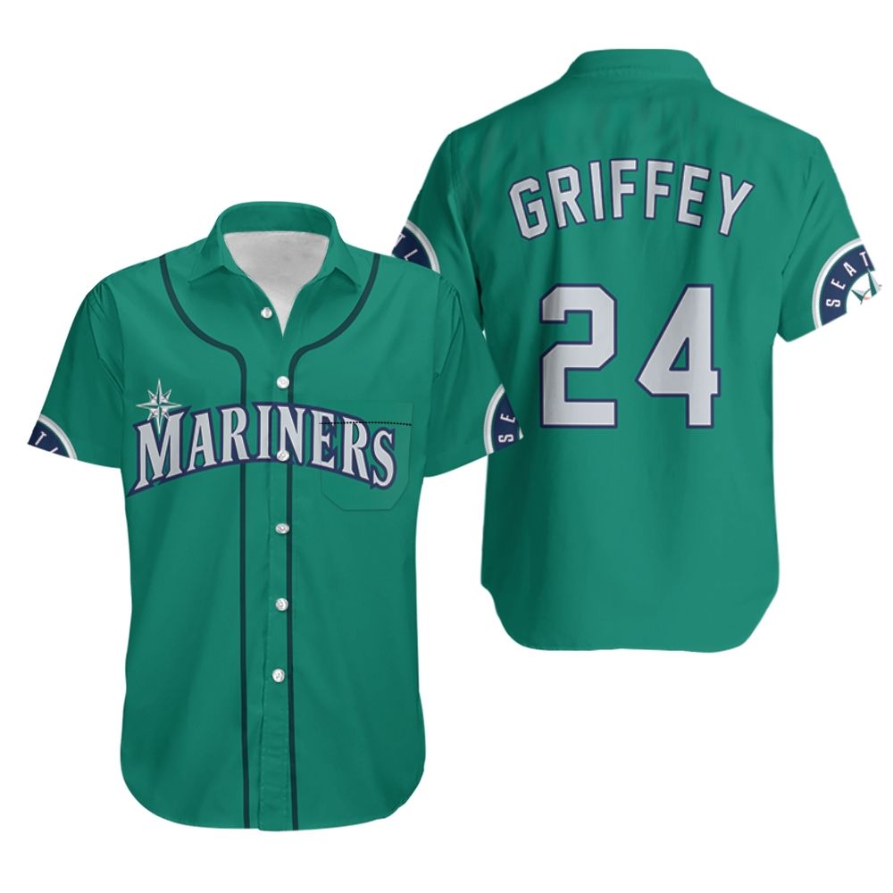 HOT Ken Griffey Jr Seattle Mariners Northwest Green 2019 Hawaiian Shirt1