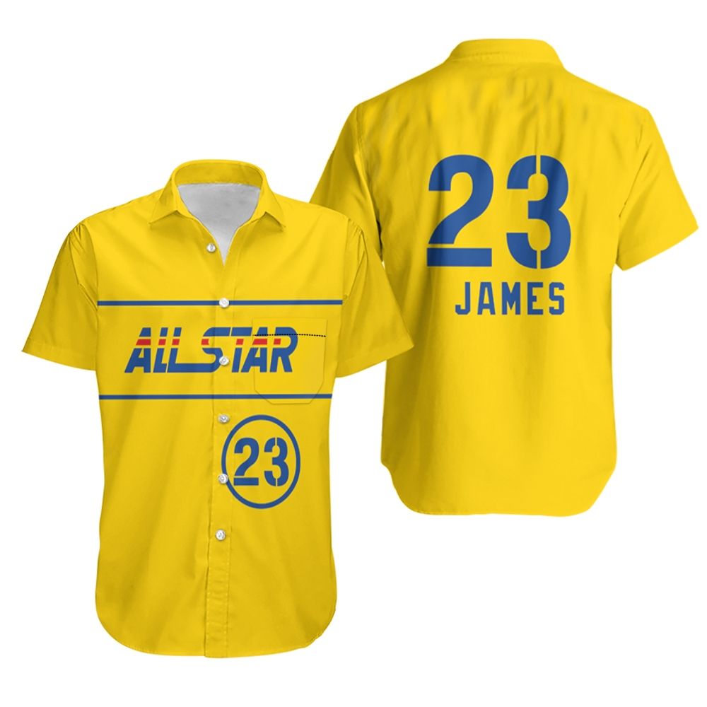 HOT Lebron James Lakers 2021 All-Star Western Conference Hawaiian Shirt1
