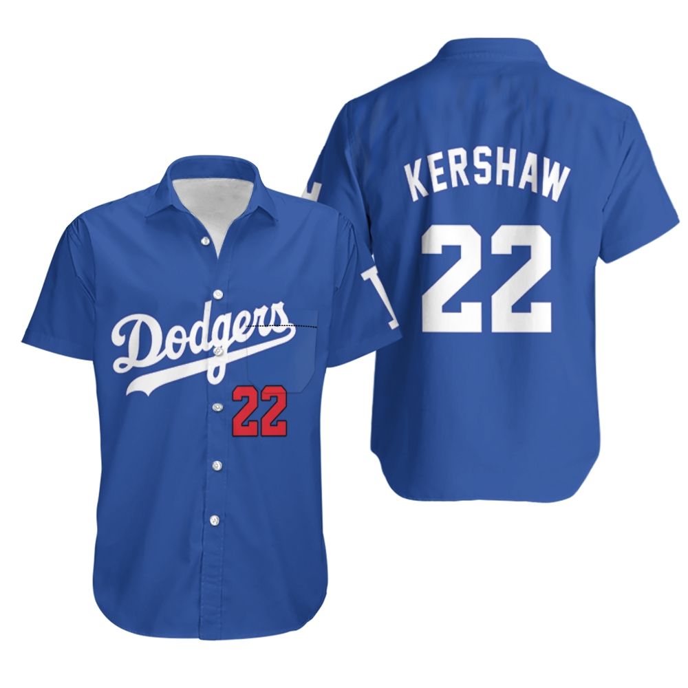 HOT Los Angeles Dodgers Clayton Kershaw 22 2020  MLB Hawaiian Shirt2