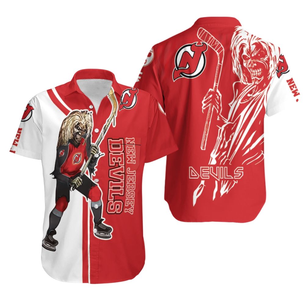 HOT New Jersey Devils And Zombie Hawaiian Shirt2