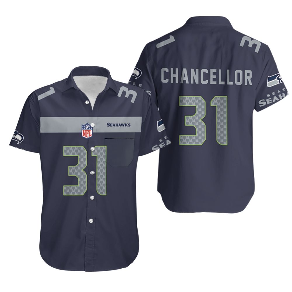 HOT Seattle Seahawks Kam Chancellor NFL Tropical Shirt2
