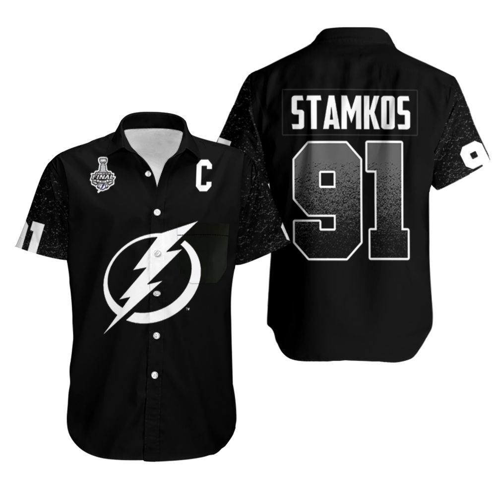 BEST NHL Tampa Bay Lightning Steven Stamkos Black 3D Aloha Shirt1