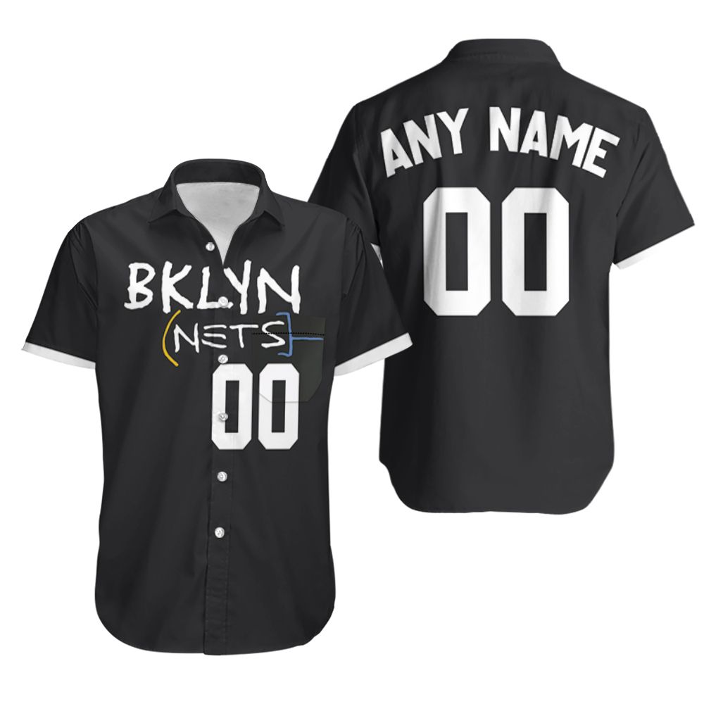 BEST NBA Brooklyn Nets 2021 City Black Personalized 3D Aloha Shirt2