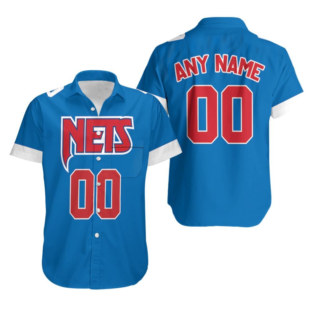 BEST NBA Brooklyn Nets City 2021 Blue Personalized 3D Aloha Shirt1
