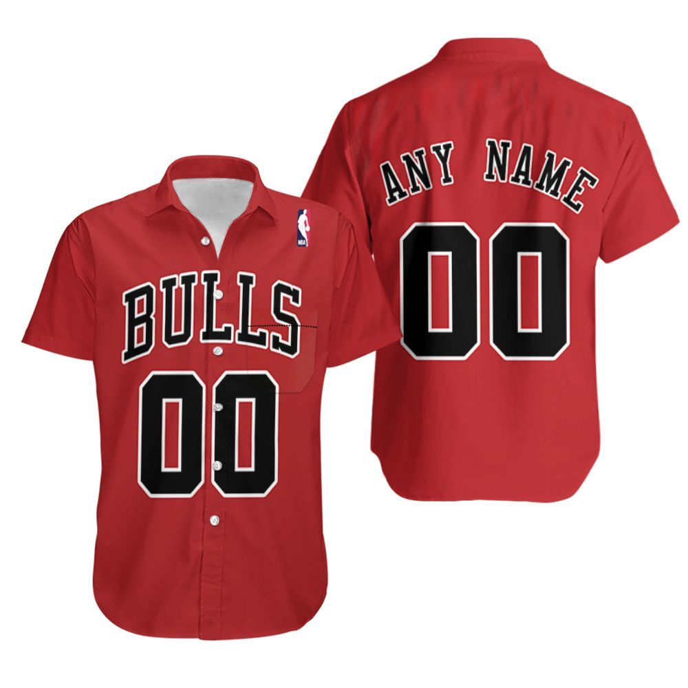 HOT Personalized Chicago Bulls 2021 Red NBA Tropical Shirt1