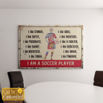 I AM A SOCCER PLAYER ( Personalizable )