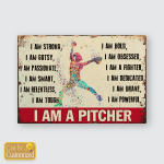 I am a pitcher