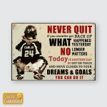 Never quit ...
