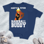 Daddy's future baseball buddy