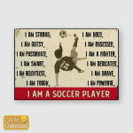 I am a soccer player