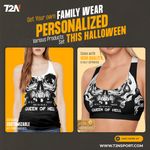 "Why be a princess when you can be a [Personalized text]" - Halloween Punk Inspired Active Wear Set