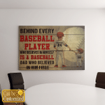 Behind every baseball player ... - Baseball Home Decor