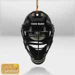 Goalie Helmet Ornament Custom