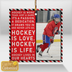 Hockey is more than just a game - Custom Ornament