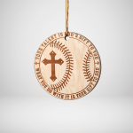 Baseball  Ornament - Layered Wood Ornaments