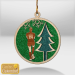 Love Soccer- Layered Wood Ornaments
