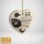 Baseball Dad and Son - Custom Ornament