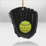 Softball - Ornament
