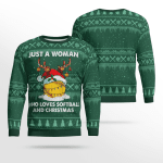 Softball Christmas Sweatshirt