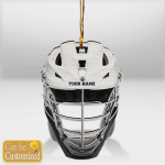 Lacrosse Helmet Custom Ornament