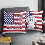 Personalize Baseball Pillow