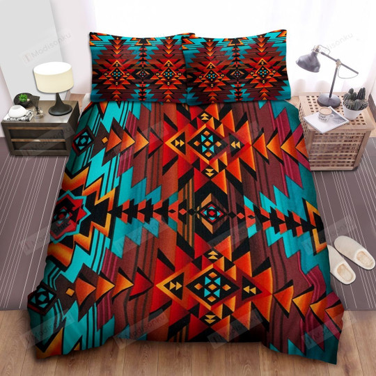 Native American Geometric Pattern In, Native American Style Duvet Cover