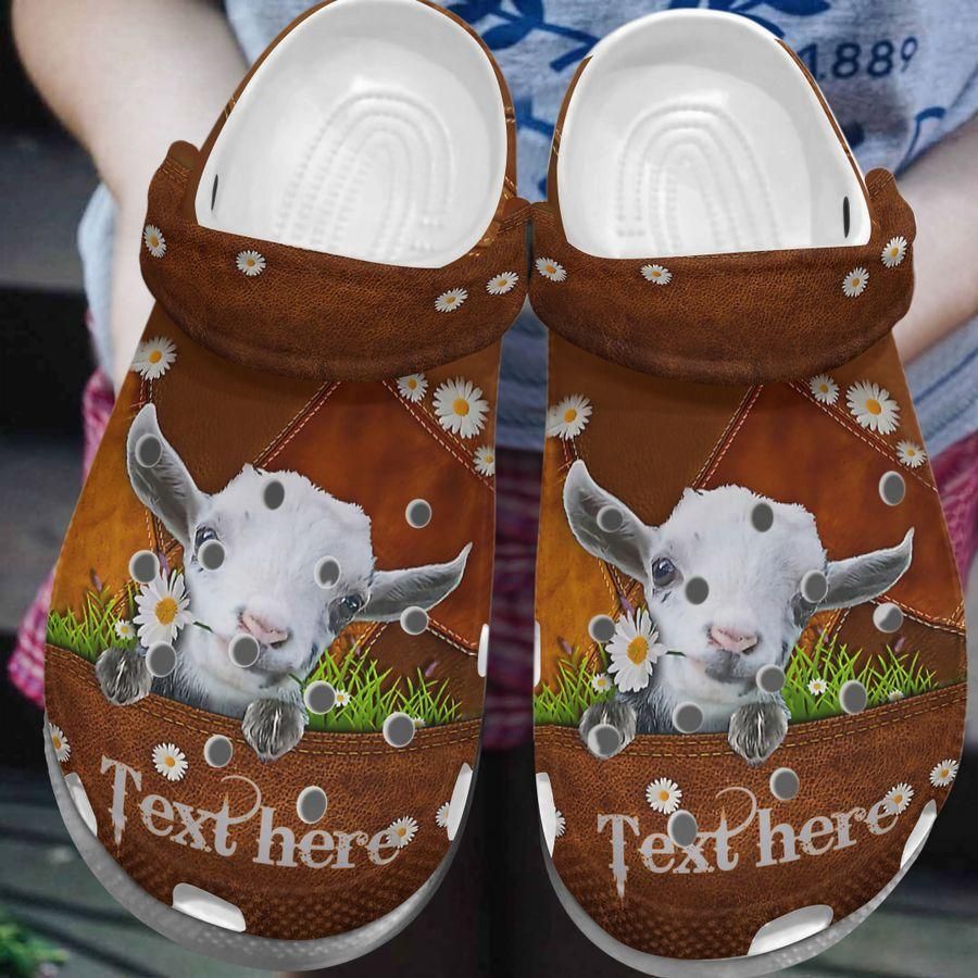 Goat Personalized Easily Distracted By Goats Crocs Classic Clogs Shoes