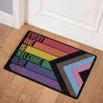 LGBT Every One Is Welcome Here Doormat