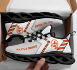 Native American Maxsoul Orange Sneakers White 99