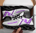 Native American Maxsoul Purple Sneakers White 99