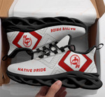 Native American Maxsoul Red Sneakers White 98