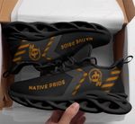 Native American Maxsoul Yellow Sneakers White 100