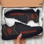 Native American Orange Low Top Sneaker 01