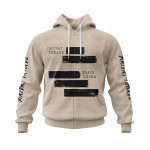 MAPA700 Zip Hoodie - Black Lines - Personalized Your Name