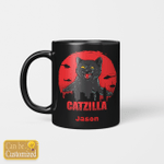 CATZILLA CAT PERSONLIZED COFFEE MUG