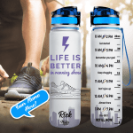 RUNNING SHOES PERSONALIZED WATER TRACKER BOTTLE