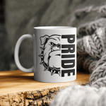 Half Face Pride Bulldog Mug