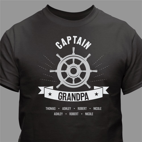 Captain Grandpa T Shirt