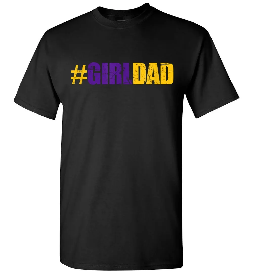 Vintage #Girldad Girl Dad - Father Day Gift T-Shirt