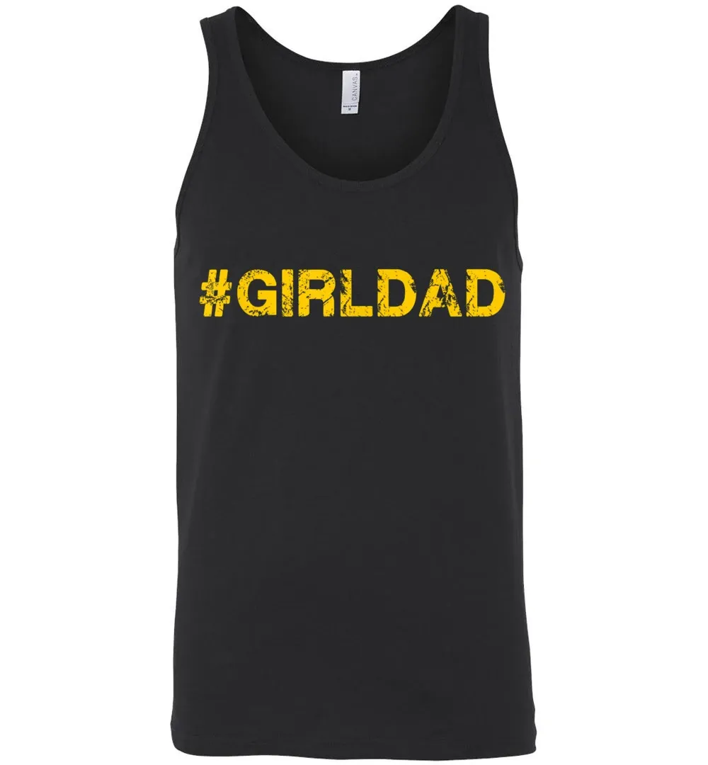 Girl Dad - Father of Daughters Number 8 and 24 Vintage Unisex Tank