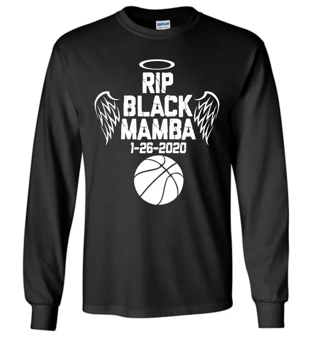 Rip Black Mamaba-Kobe-Bryant 1-26-2020 Long Sleeve