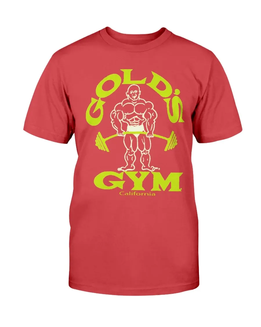 Vintage 80's Gold's Gym California Bodybuilder Shirt