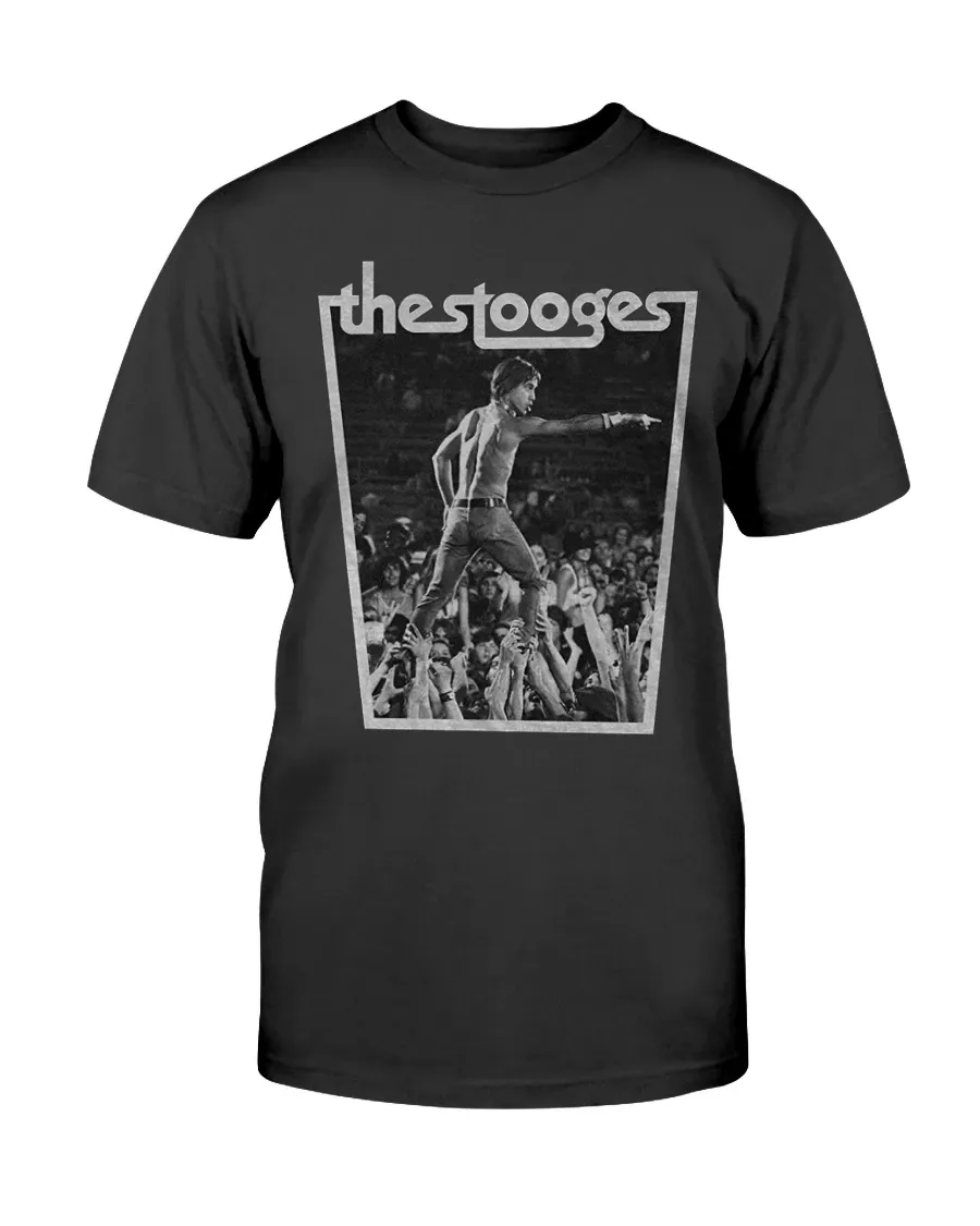 Stooges Iggy Pop Crowd Walk Punk Shirt