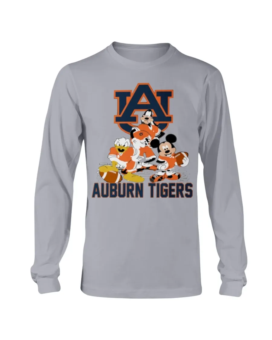 Mickey Donald Goofy Auburn Tigers