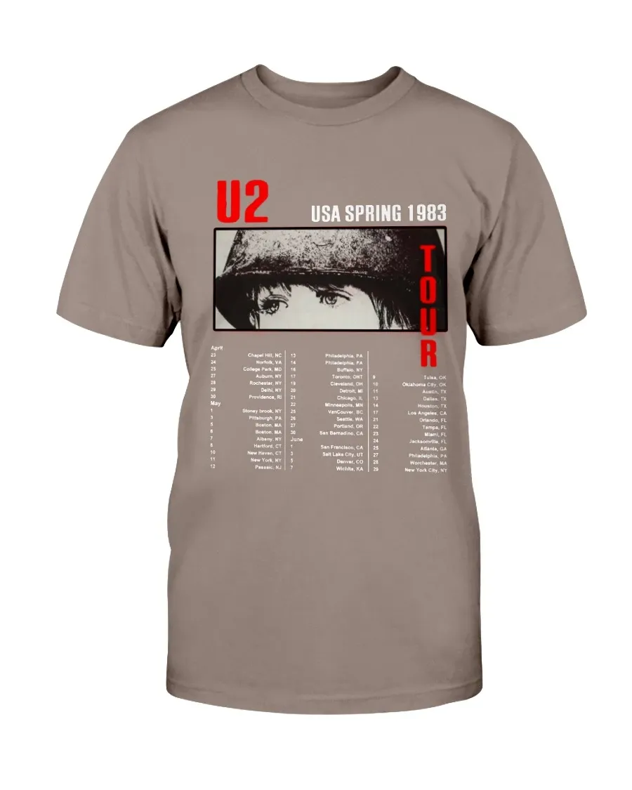 U2 War Us Spring 1983 Tour