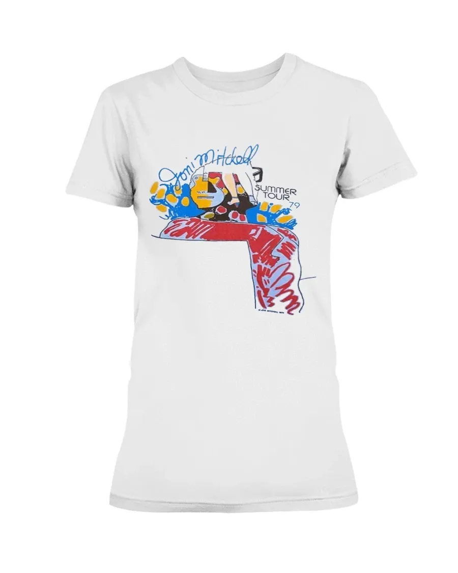 Vintage 1979 Joni Mitchell Concert Tour Shirt