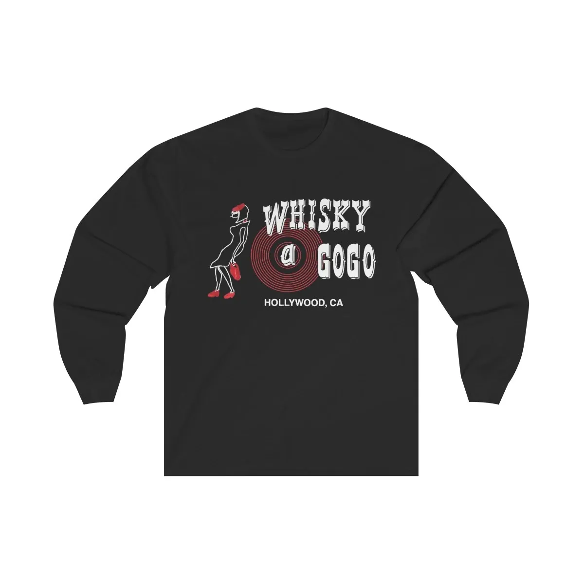 Whiskey A Go Go Shirt Vintage 80s Rock And Roll Single Stitch Tee Motley Crue Long Sleeve Tee