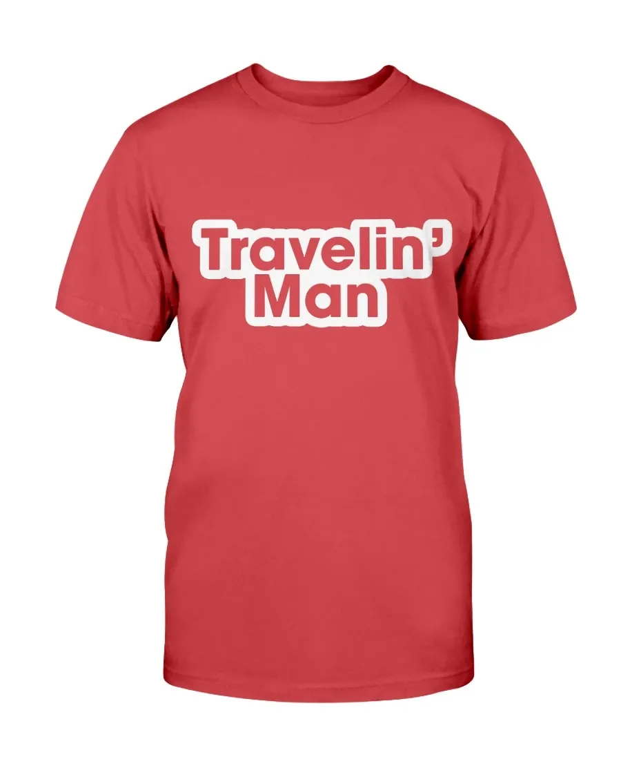 Vintage Tee 70s Travelin' Man Sparkomatic Car Radio Rock Shirt