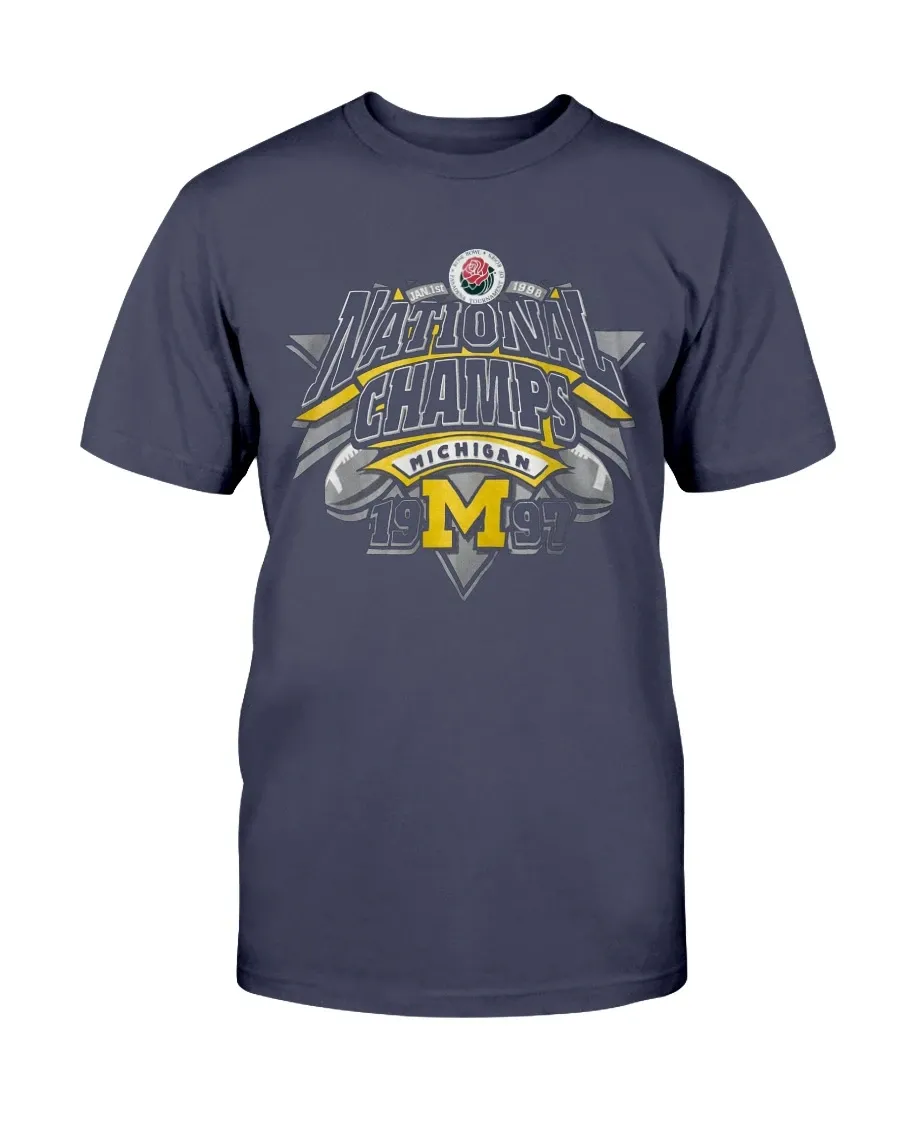 1997 Michigan Rose Bowl Shirt - Vintage 90s - Wolverines - College Football - Champion
